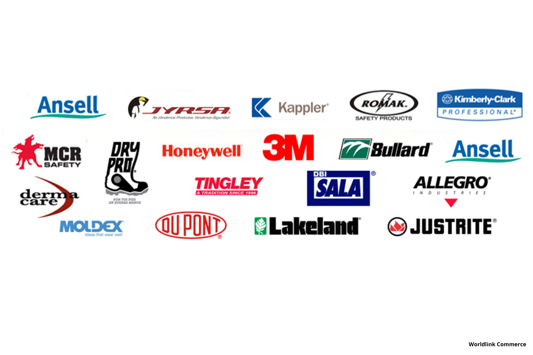 Marcas de EPP industrial distribuido por VJM Soluciones Integrales